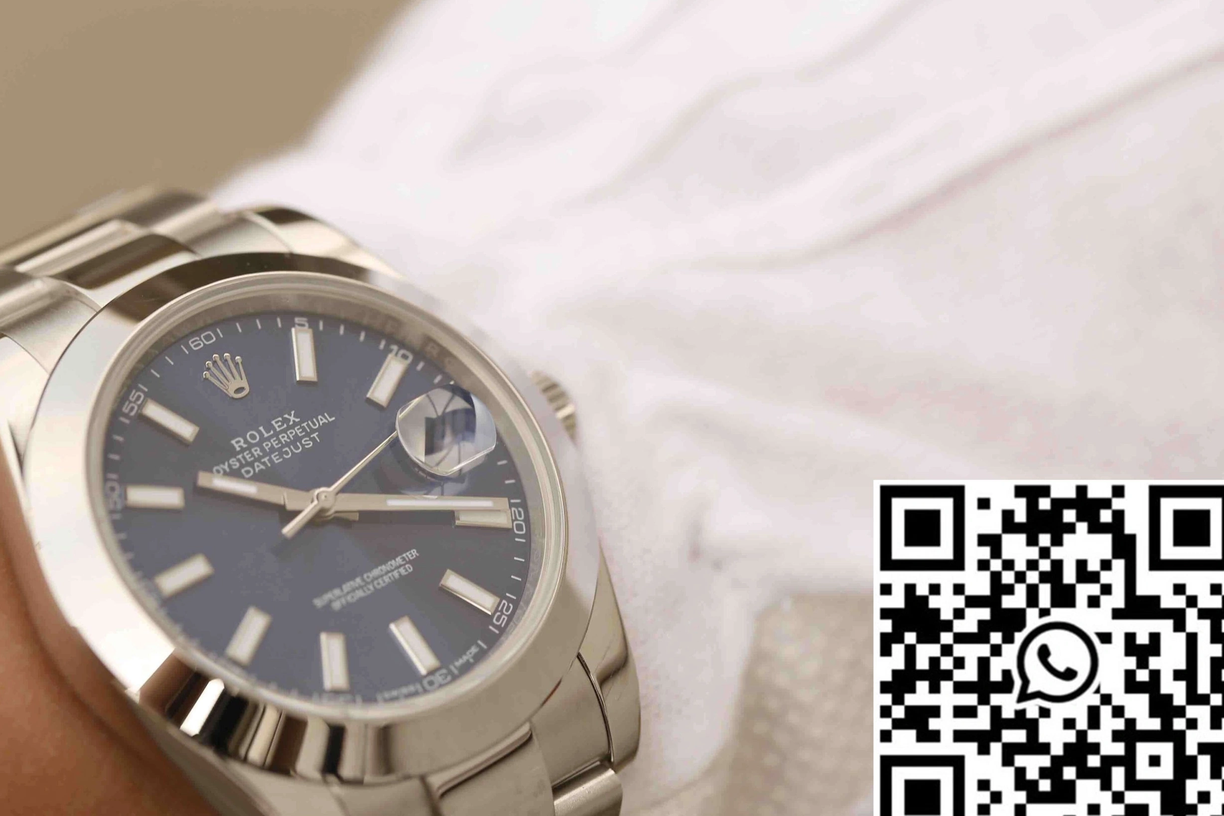 EW Rolex Blue Dial M126300-0001 Datejust Factory 0513